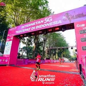 Race photo from SMARTFREN RUN 2026