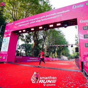 Race photo from SMARTFREN RUN 2026