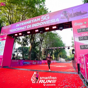 Race photo from SMARTFREN RUN 2026