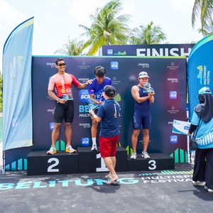 Race photo from Belitung Multisport Festival