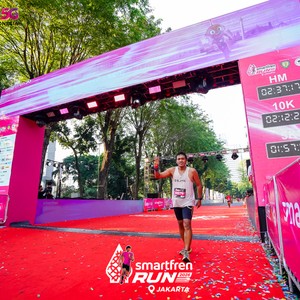 Race photo from SMARTFREN RUN 2026
