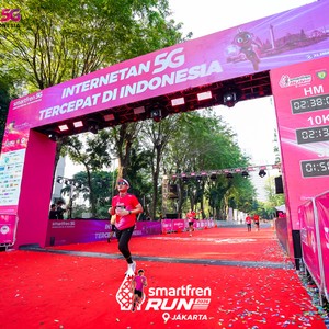 Race photo from SMARTFREN RUN 2026