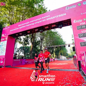 Race photo from SMARTFREN RUN 2026