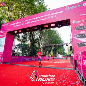 Race photo from SMARTFREN RUN 2026