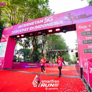 Race photo from SMARTFREN RUN 2026