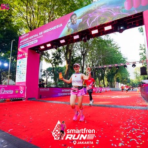 Race photo from SMARTFREN RUN 2026