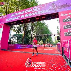 Race photo from SMARTFREN RUN 2026