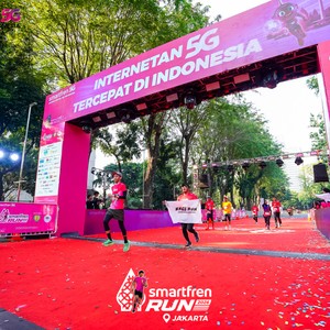 Race photo from SMARTFREN RUN 2026