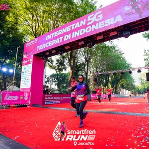 Race photo from SMARTFREN RUN 2026