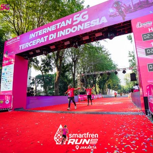 Race photo from SMARTFREN RUN 2026