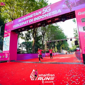 Race photo from SMARTFREN RUN 2026