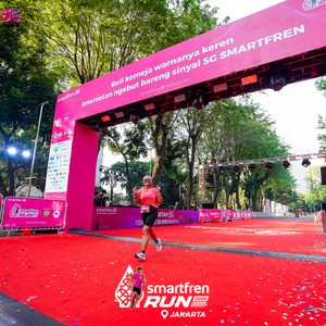 Race photo from SMARTFREN RUN 2026