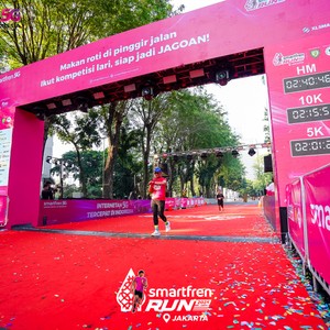 Race photo from SMARTFREN RUN 2026