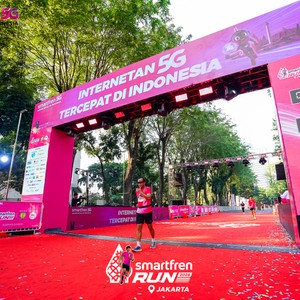 Race photo from SMARTFREN RUN 2026
