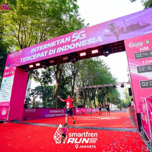 Race photo from SMARTFREN RUN 2026