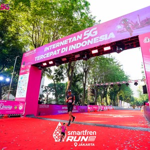 Race photo from SMARTFREN RUN 2026