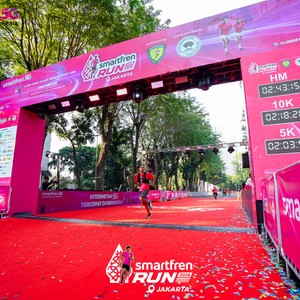 Race photo from SMARTFREN RUN 2026