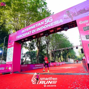 Race photo from SMARTFREN RUN 2026