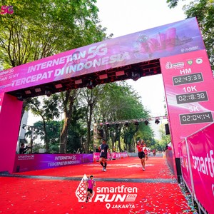 Race photo from SMARTFREN RUN 2026