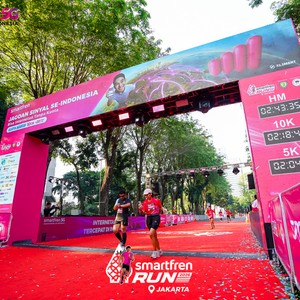 Race photo from SMARTFREN RUN 2026