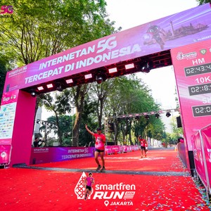Race photo from SMARTFREN RUN 2026