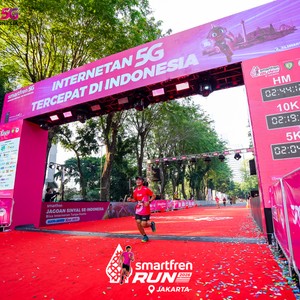 Race photo from SMARTFREN RUN 2026
