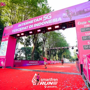 Race photo from SMARTFREN RUN 2026