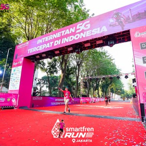 Race photo from SMARTFREN RUN 2026