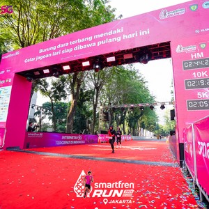 Race photo from SMARTFREN RUN 2026