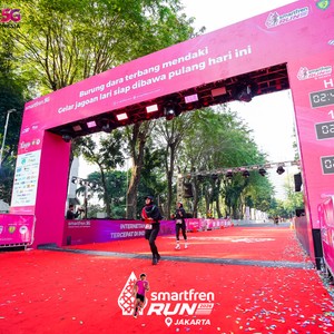 Race photo from SMARTFREN RUN 2026