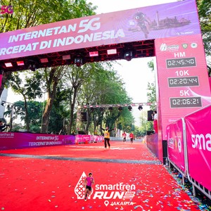Race photo from SMARTFREN RUN 2026