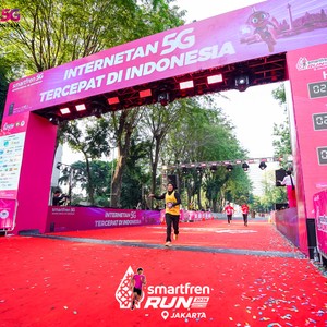 Race photo from SMARTFREN RUN 2026