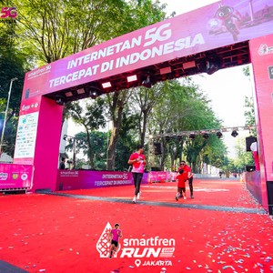 Race photo from SMARTFREN RUN 2026