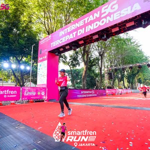 Race photo from SMARTFREN RUN 2026