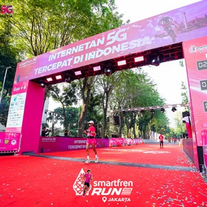 Race photo from SMARTFREN RUN 2026