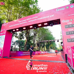 Race photo from SMARTFREN RUN 2026