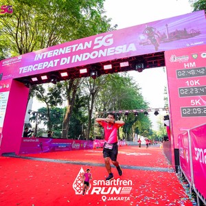 Race photo from SMARTFREN RUN 2026