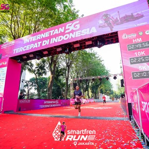 Race photo from SMARTFREN RUN 2026