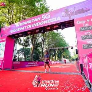Race photo from SMARTFREN RUN 2026