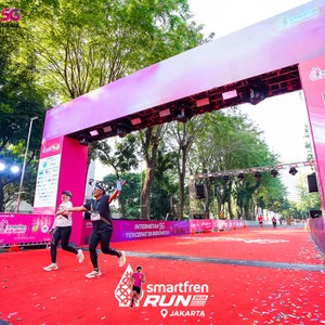 Race photo from SMARTFREN RUN 2026