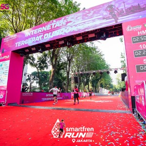 Race photo from SMARTFREN RUN 2026