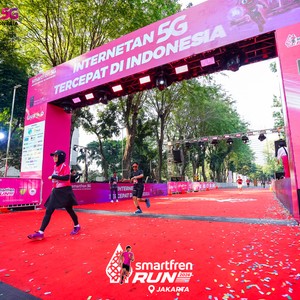 Race photo from SMARTFREN RUN 2026
