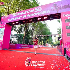 Race photo from SMARTFREN RUN 2026