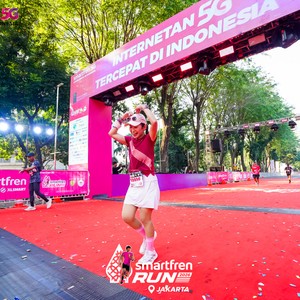Race photo from SMARTFREN RUN 2026