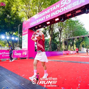 Race photo from SMARTFREN RUN 2026