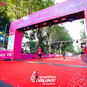 Race photo from SMARTFREN RUN 2026