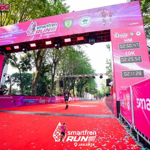 Race photo from SMARTFREN RUN 2026