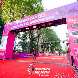 Race photo from SMARTFREN RUN 2026