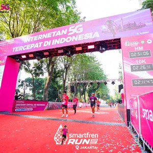 Race photo from SMARTFREN RUN 2026