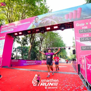 Race photo from SMARTFREN RUN 2026